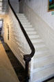 Central hall stairway at John Cabot House. Beverly, MA.