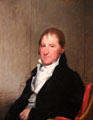 Portrait of Capt. Moses Brown by Gilbert Stuart at John Cabot House. Beverly, MA.