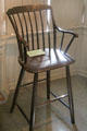 Pulpit chair used by Rev. Abiel Abbot at John Cabot House. Beverly, MA.