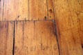 Original floorboards at Rev. John Hale House. Beverly, MA.