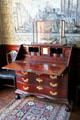 Drop-front desk at Jeremiah Lee Mansion. Marblehead, MA.
