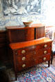 Chest of drawers with slide-open console at Jeremiah Lee Mansion. Marblehead, MA.
