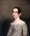 Portrait of Miss Selman, daughter of Capt. John Selman at Jeremiah Lee Mansion. Marblehead, MA.