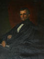 Portrait of President James Knox Polk who transferred land to found US Naval Academy by Thomas Casilear. Annapolis, MD.