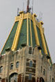 Gold & green crown of Bank of America Building. Baltimore, MD.