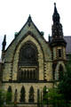 Transept facade of Mount Vernon Place United Methodist Church. Baltimore, MD.