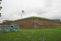 Fort McHenry played a key role in preventing the British from capturing Baltimore on Sept. 13-14, 1814. Baltimore, MD.