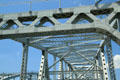 Ironwork details of Blue Water Bridge. Port Huron, MI.