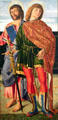 St. Matthew & St. Sebastian tempura painting by Cristoforo Caselli at Detroit Institute of Arts. Detroit, MI.