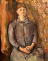 Madame Cézanne painting by Paul Cézanne at Detroit Institute of Arts. Detroit, MI.