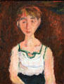 Little Girl painting by Chaim Soutine at Detroit Institute of Arts. Detroit, MI.