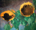 Sunflowers painting by Emil Nolde at Detroit Institute of Arts. Detroit, MI.