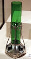 Pewter & glass vase by Joseph Maria Olbrich of Wiener Werkstätte at Detroit Institute of Arts. Detroit, MI.