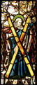 St. Andrew stained glass windows from Germany at Detroit Institute of Arts. Detroit, MI.
