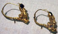 Greek gold earrings at Detroit Institute of Arts. Detroit, MI.