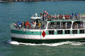 Diamond Belle tourist boat on Detroit River. MI.