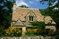 Cotswold Cottage with stone roof, moved from Chedworth, Gloucester, England to Greenfield Village. Dearborn, MI.