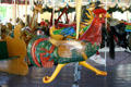 Rooster on Herschell-Spillman Carousel at Greenfield Village. Dearborn, MI