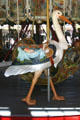 Stork on Herschell-Spillman Carousel at Greenfield Village. Dearborn, MI.