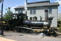 Steam locomotive which circles Greenfield Village. Dearborn, MI.