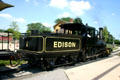 Tourist steam train at Greenfield Village. Dearborn, MI.
