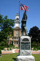 Civil War Memorial by Lorado Taft at Hillsdale College. Hillsdale, MI.