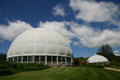 Domed greenhouses at Hidden Lake Gardens. MI.