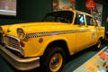Checkers Cab made in Kalamazoo at Valley Museum. Kalamazoo, MI.