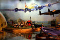 Real planes & murals mix at Air Zoo. Kalamazoo, MI.