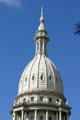 Dome of Michigan State Capitol. Lansing, MI.