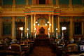 Senate chamber of Michigan State Capitol. Lansing, MI.