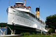 SS Keewatin served 57 years on Great Lakes as part of Canadian Pacific Railway. Saugatuck, MI.