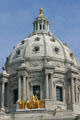 Minnesota State Capitol dome. St. Paul, MN.