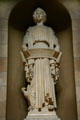 Statue of St John with winged eagle at Cathedral of Saint Paul. St. Paul, MN.