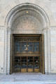 Portal of Mayo Clinic Plummer Building. Rochester, MN.