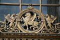 Bronze flying horse & gryphons on Plummer Building of Mayo Clinic. Rochester, MN.