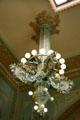 Chandeliers of National Farmer's Bank. Owatonna, MN.