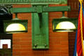 Wall lamps of National Farmer's Bank. Owatonna, MN.