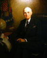 Portrait of Harry S. Truman by Frank O. Salisbury at Presidential Museum. Independence, MO.
