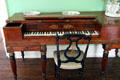 Square piano in parlor at General Daniel Bissell House. St. Louis, MO.