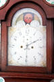 Face of tall clock in dining room at General Daniel Bissell House. St. Louis, MO.