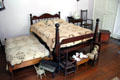 Bed & trundle bed with quilts at General Daniel Bissell House. St. Louis, MO.