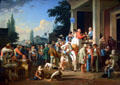 County Election by George Caleb Bingham at St. Louis Art Museum. St Louis, MO.