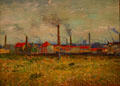 Factories at Asnière by Vincent van Gogh at St. Louis Art Museum. St Louis, MO.