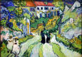 Stairway at Auvers by Vincent van Gogh at St. Louis Art Museum. St Louis, MO.