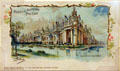 Post Card of St Louis World's Fair Palace of Electricity by Charles Graham at Missouri History Museum. St Louis, MO.