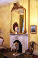 Fireplace in parlor at Chatillon-DeMenil Mansion. St. Louis, MO.
