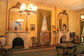 Dual fireplaces in parlor at Chatillon-DeMenil Mansion. St. Louis, MO.