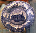 Souvenir of St. Louis plate at Chatillon-DeMenil Mansion. St. Louis, MO.