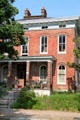 Heritage rowhouse in Cherokee-Lemp Historic District. St. Louis, MO.